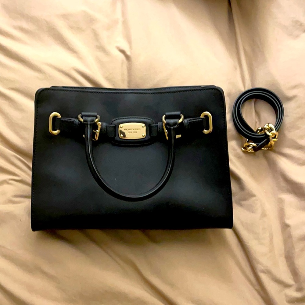 Michael Kors Hamilton Purse Black